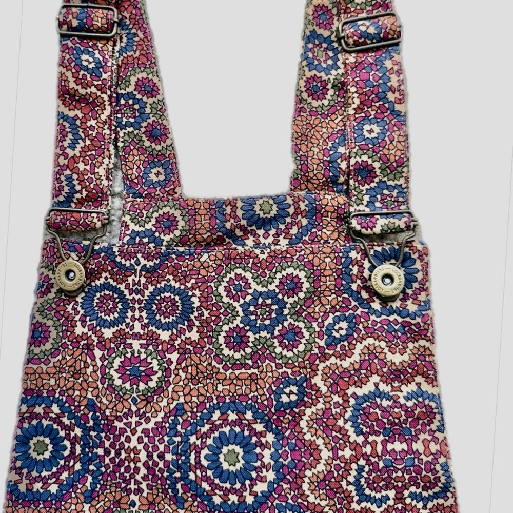 NWT Organic Cotton Boho Jumpsuit – All Natural Wide-Leg Overalls Size L - Picture 7 of 12
